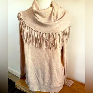 Chelsea & Theodore cowl neck collar sweater